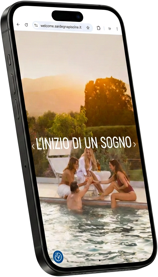 La landing page delle campagne su smartphone